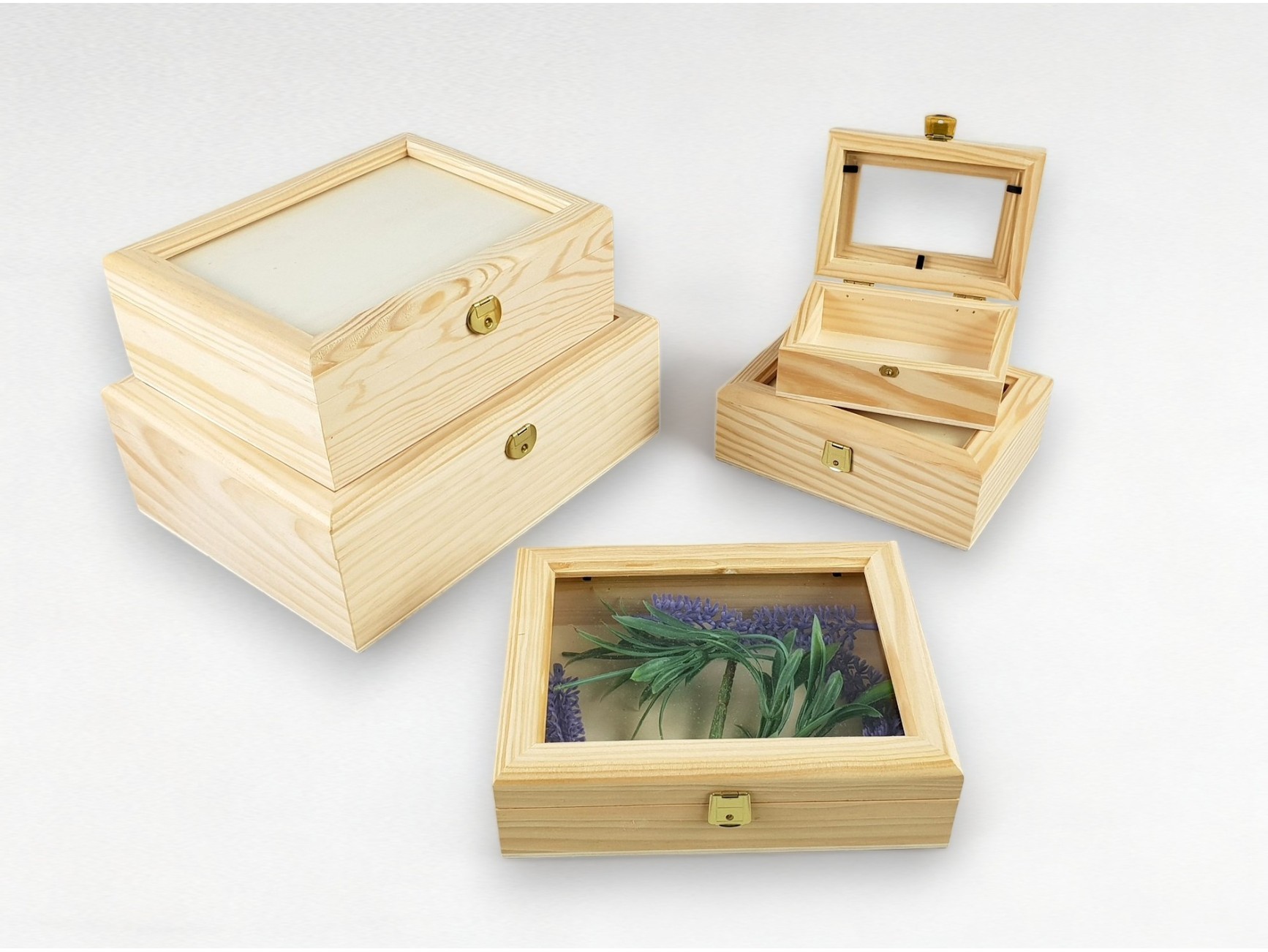 caja de madera con tapa corrediza, ideal para decoración, adornar o  almacenar objetos 