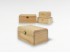 Wooden box with volleyed lid various sizes Ref.P107