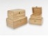 Wooden box with volleyed lid various sizes Ref.P107