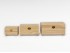 Baúl de madera pequeño c/patas 3 medidas Ref.P101