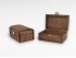 Aged wooden chest 15.5x10x7.5 cm. Ref.P1014ST