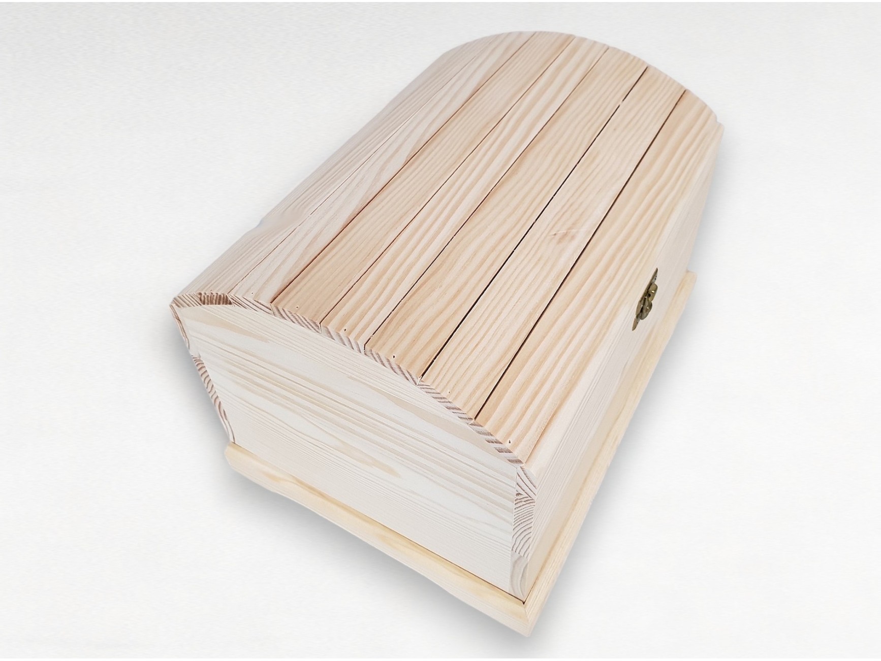 Baúl de madera listones 70 cm. c/tapa Ref.2303 - Mabaonline