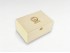 Caja de madera 22x15x11 cm. c/bisagra y broche Ref.P00CF1S