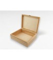 Wooden box 26.5x20.5x9 cm. with hinge and clasp Ref.P00CL2