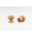 Knob handle with profile Ø3 cm. with nut Ref. 6