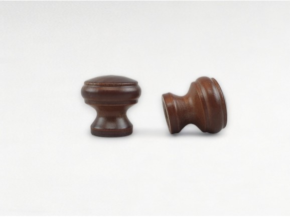 Knob handle with profile Ø3 cm. with nut Ref. 6