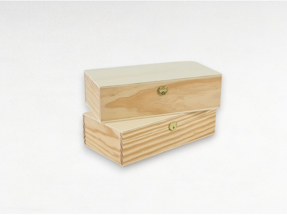 Caja de madera 29x15x8 cm. c/bisagra y broche Ref.P35C47CS