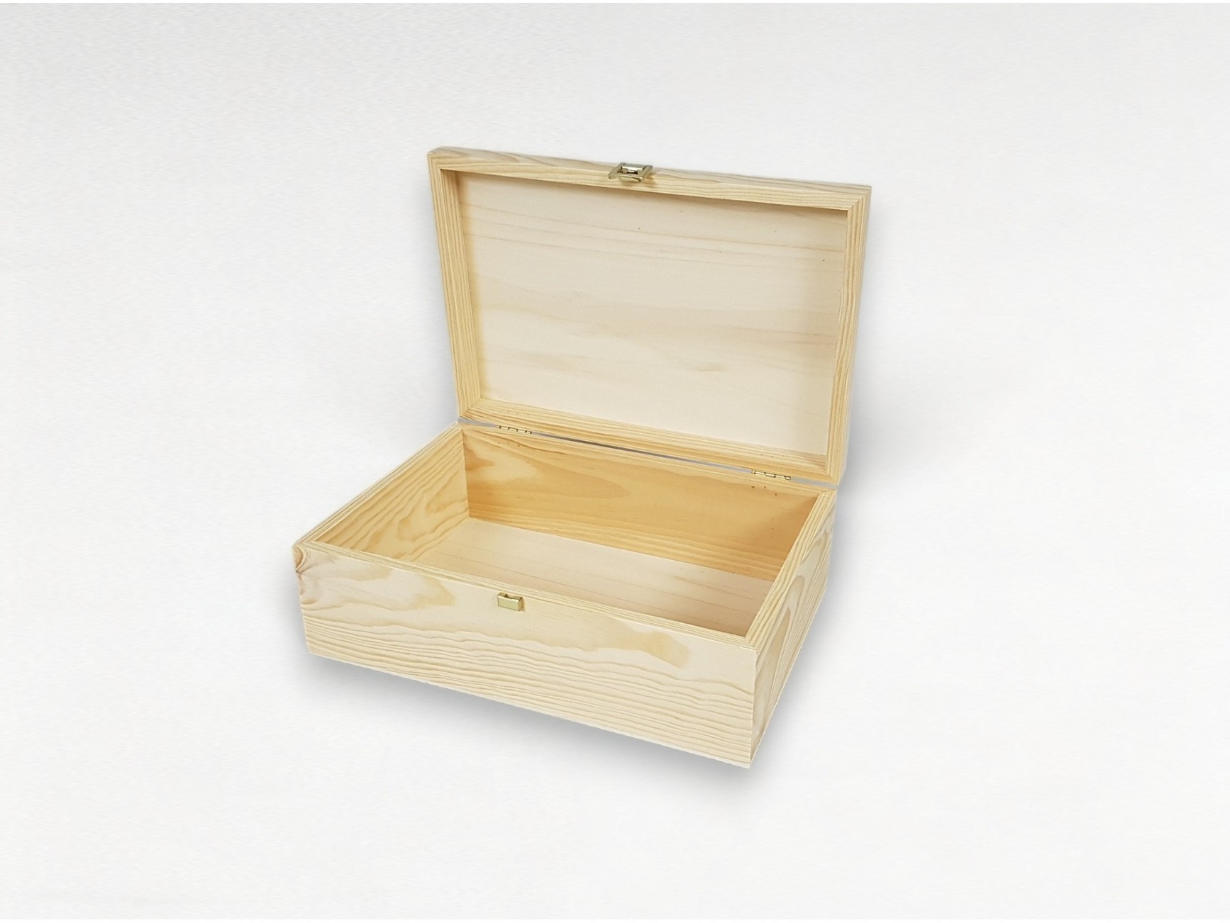 Caja de madera pino 22x22x12 cm. c/tapa metacrilato Marco Ref.99M -  Mabaonline