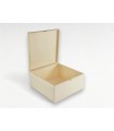 Large wooden box 42x42x21 cm. with hinge and clasp Ref.PC8FD