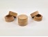 Round wooden box Ø5x4 cm. with cap cover Ref.PCRF1