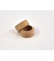 Round wooden box Ø5x4 cm. with cap cover Ref.PCRF1