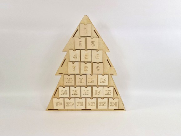 Tree Advent Calendar 47x8x55 cm. Ref.AW24971