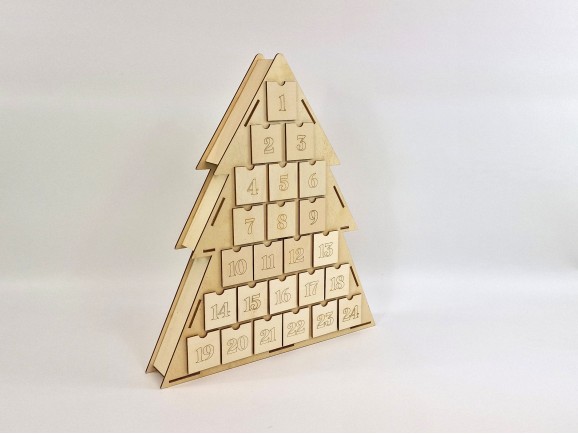 Tree Advent Calendar 47x8x55 cm. Ref.AW24971