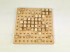 Wooden board 23x23x1.8 cm. for 100 balls Ø20 mm.Ref.MO197
