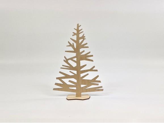 Árbol de Navidad 21cm. recortado Ref.DRZN285