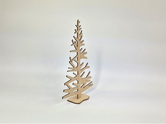 Árbol de Navidad 21cm. recortado Ref.DRZN285