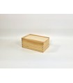 Pine wood box 24x15x11 cm. with sliding lid Ref.DRPZ310