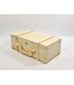 Wooden briefcase 45x24x16 cm. Ref.AW24781