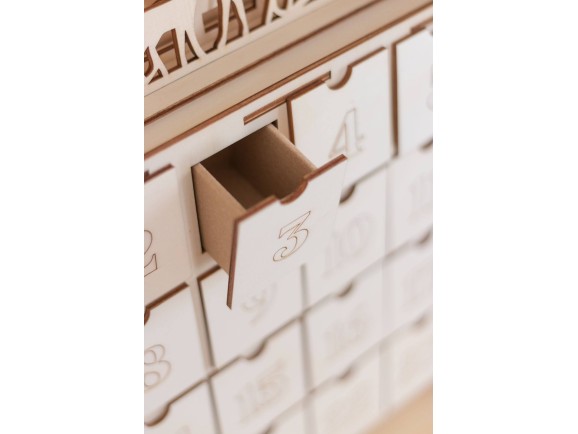 Advent Calendar House 42x9x50.5 cm. Ref.AW24981