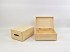 Pine wooden box 30x20x14 cm. with hinges Ref.DRSD130
