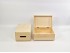 Pine wooden box 30x20x14 cm. with hinges Ref.DRSD130