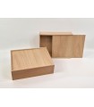 Caja de madera 35x28x10 cm. c/tapa corredera Ref.P1454C8J3