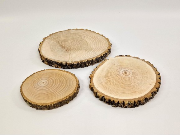 Rodaja de madera natural 100% Ref.MO1223