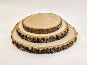 Rodaja de madera natural 100% Ref.MO1223