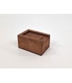 Aged wooden box 8.5x5.5x4.5 cm. with sliding cover Ref.PC1P