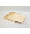 Caja de madera 28,5x28,5x6,5 c/tapa corredera Ref.P1454C8-27