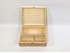 Pine wood box 30x23.5x11 cm. with hinge, clasp and divisions Ref.DRPZ290