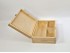 Caja de madera pino 30x23,5x11 cm. c/bis,broche y divisiones Ref.DRPZ290