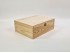 Caja de madera pino 30x23,5x11 cm. c/bis,broche y divisiones Ref.DRPZ290