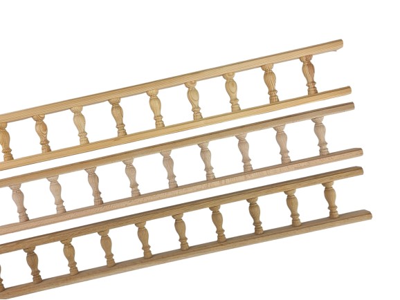 Barandilla estanterías montada 120 cm. Ref.301