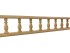 Barandilla estanterías de madera montada 120 cm. Ref.301