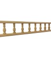 Railing mounted Pine and Oak 120 cm. Ref.301