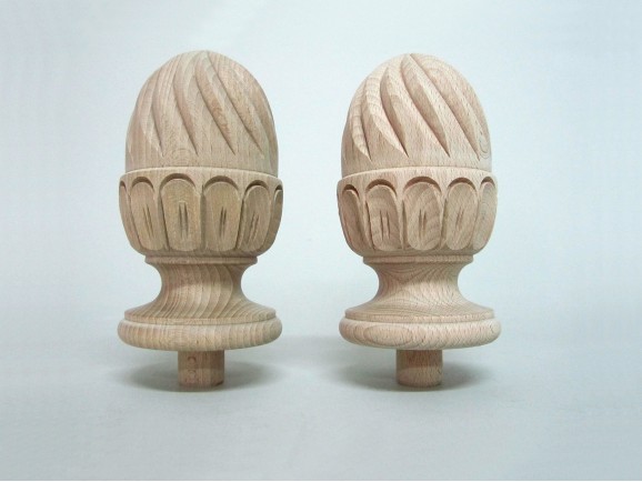 Remate Piña tallada Ø9 cm. Ref.355P