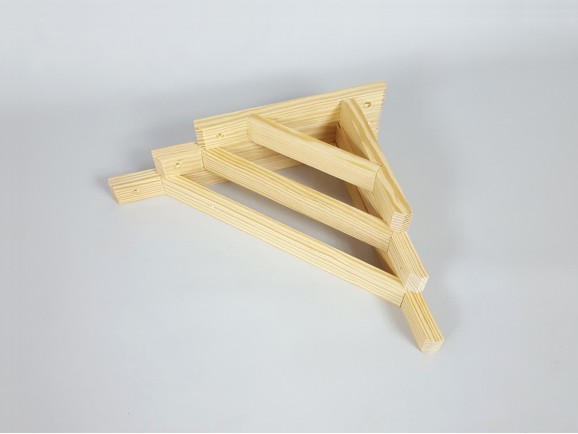 Escuadra de madera para baldas varias medidas Ref.T1051