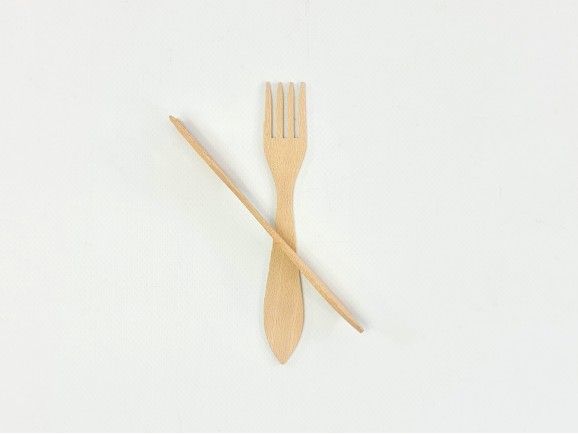 Wooden fork 16 cm. for elvers Ref.AT19000