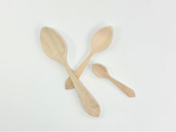 Wooden spoon 3 sizes Ref.1101