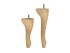 Small Chippendale wooden leg, 3 sizes Ref.ST251