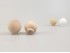 Pine and beech ball handle Ø3 cm. with nut Ref.3