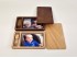 Varnished photo box with magnets 2 sizes Ref.PCF5V