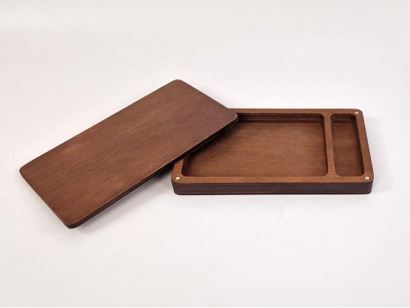 Varnished photo box with magnets 2 sizes Ref.PCF5V