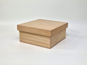 Wooden box 20x20x10 cm. without cover Ref.PC20OK