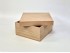 Caja de madera 21,5x21,5x10 cm. c/tapa Ref.PC20OK