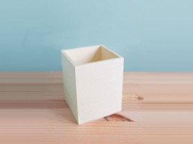 Wooden pen holder cup Ref.AW24881