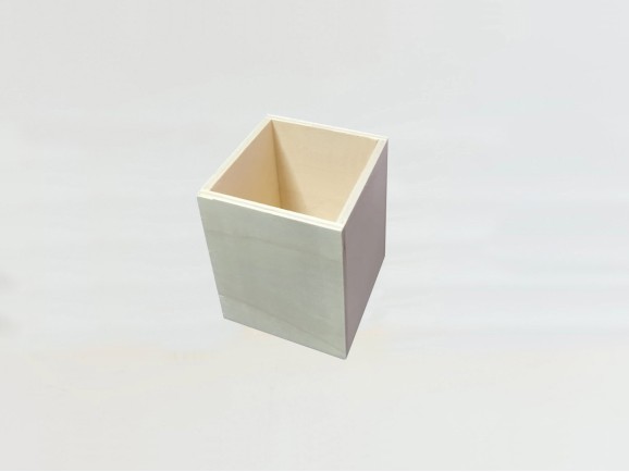 Wooden pen holder cup Ref.AW24881