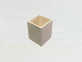 Wooden pen holder cup Ref.AW24881