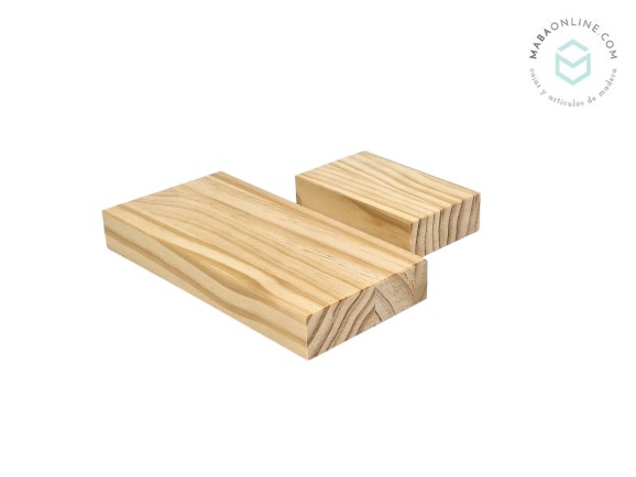 Pine bases 2 sizes, thickness 3 cm. Ref.MS1N83